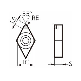 住友電気工業（株） スミダイヤ バインダレスチップ DNMA-RH スミダイヤ　バインダレスチップ DNMA150408RH NPD10