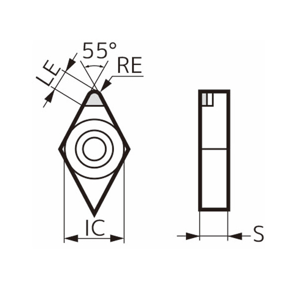 住友電気工業（株） スミダイヤ バインダレスチップ DNMA-RH スミダイヤ　バインダレスチップ DNMA150408RH NPD10