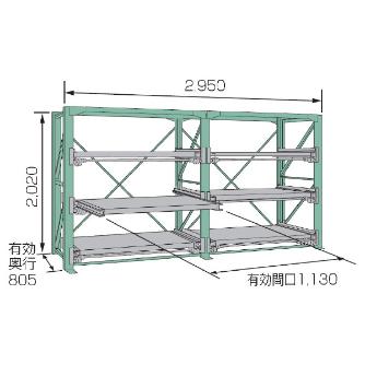 ムラテックＫＤＳ（株） スライドラック SSR10 スライドラック SSR10-2012(3FTR)