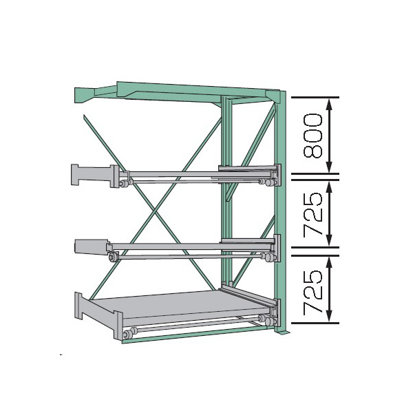 ムラテックＫＤＳ（株） スライドラック SSR10 スライドラック SSR10-2812(3FR)