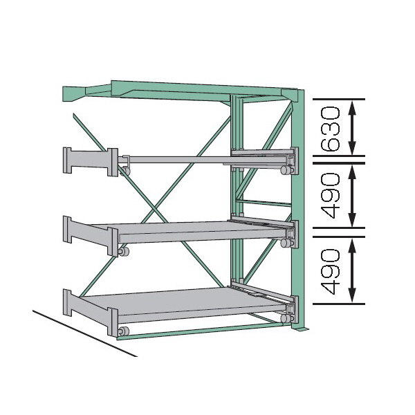 ムラテックＫＤＳ（株） スライドラック SSR10 スライドラック SSR10-2012(3HR)