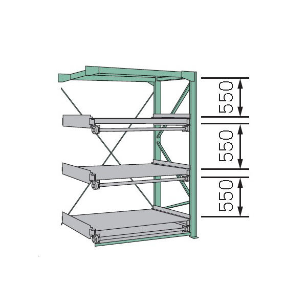 ムラテックＫＤＳ（株） スライドラック SSR30 スライドラック SSR30-2512(3HR)