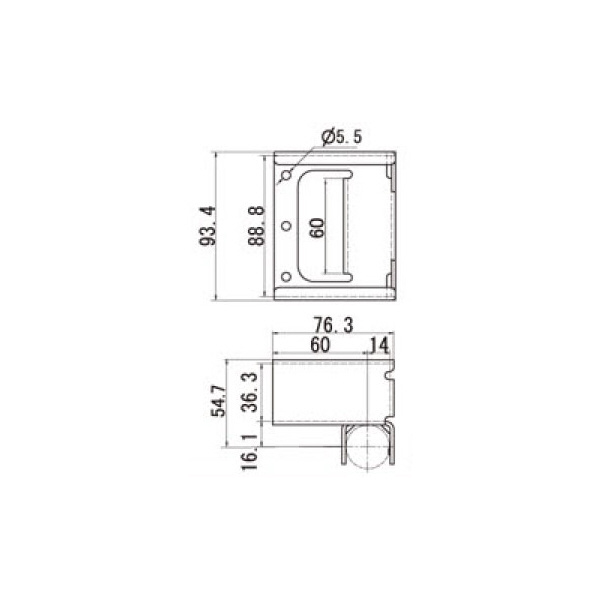 スペーシア（株） スパホイール幅広専用受金具 JB スパホイール幅広専用受金具 JB-505W