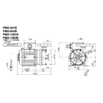 三相電機（株） マグネットポンプ PMD マグネットポンプ PMD-1561B2V