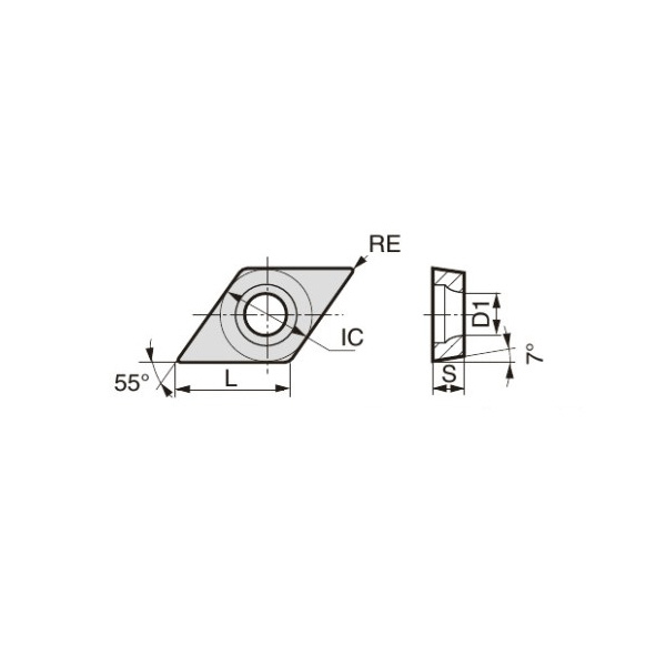 住友電気工業（株） スローアウェイチップ DCMT-LB スローアウェイチップ DCMT070202N-LB AC8025P