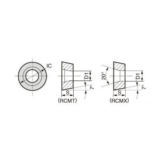 住友電気工業（株） スローアウェイチップ RCMT-RX スローアウェイチップ RCMT1003M0N-RX AC8025P