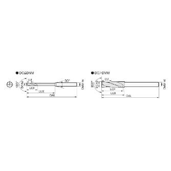 住友電気工業（株） フラットマルチドリル MDF-L フラットマルチドリル　ロングシャンク MDF0300L2D ACF75