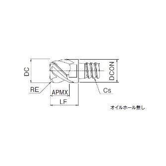 オーエスジー（株） PHOENIX ヘッド交換式エンドミル コーナラジアスタイプ  PXM OXDR ヘッド交換式エンドミル／ＰＨＯＥＮＩＸ PXDR160C16-03R020-P XP3225