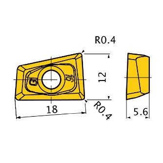 三菱マテリアル（株） カッタチップ QOGT カッタチップ（超硬コーティング） QOGT1856R-G1 MP6120