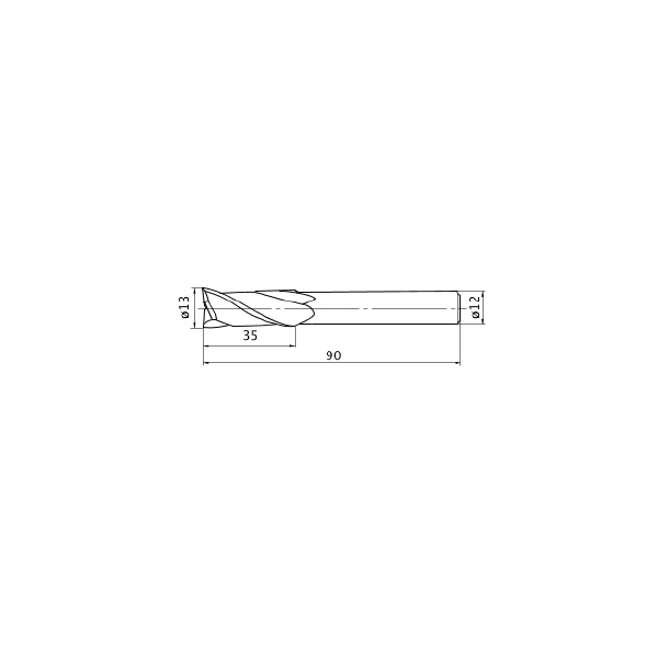 三菱マテリアル（株） 汎用エンドミル 2MS 汎用エンドミル 2MS D1300