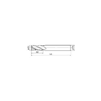 三菱マテリアル（株） 汎用エンドミル 4MC 汎用エンドミル 4MC D0250