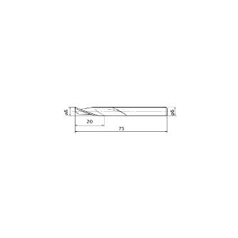 三菱マテリアル（株） 汎用エンドミル 1MA 汎用エンドミル 1MA D0800
