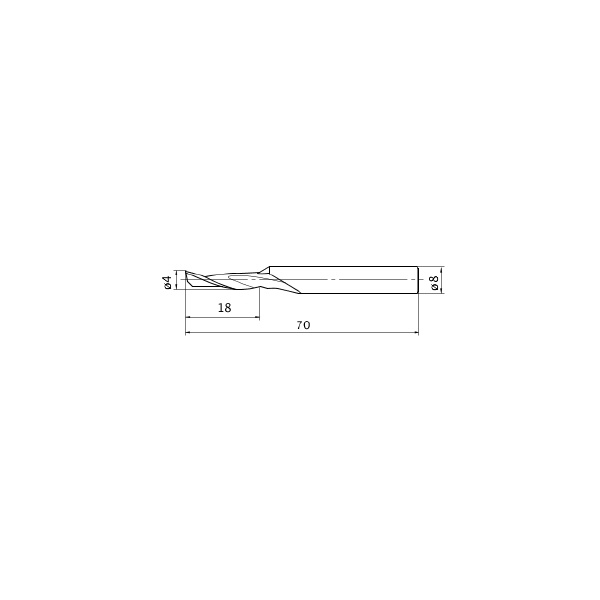 三菱マテリアル（株） 汎用エンドミル 1LA 汎用エンドミル 1LA D0400