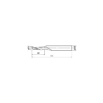 三菱マテリアル（株） 汎用エンドミル 1LA 汎用エンドミル 1LA D1000