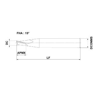 三菱マテリアル（株） 汎用エンドミル 2MK 汎用エンドミル 2MK PD0600