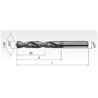 岡﨑精工（株） 超硬鋼用ドリル(強力型) OKコート SDX4A 超硬鋼用ドリル（強力型）　ＯＫコート SDX4A 10.1