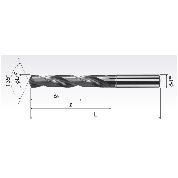 岡﨑精工（株） 超硬鋼用ドリル(強力型) OKコート SDX4A 超硬鋼用ドリル（強力型）　ＯＫコート SDX4A 10.1