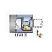 サンドビック（株） コロターン107 切削ユニット 【F】 SL-SCUC コロターン１０７　切削ユニット　【Ｆ】 SL-SCUCR-40-09-26X