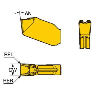 サンドビック（株） コロカットQD チップ QD-NB コロカットＱＤ　チップ　【Ｃ】 QD-NB-0100-0001-CF 1145