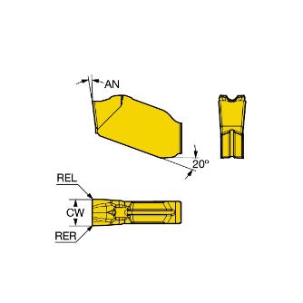 サンドビック（株） コロカットQD チップ QD-NC コロカットＱＤ　チップ　【Ｃ】 QD-NC-0120-0001-CM 1145