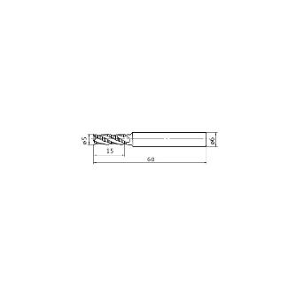 三菱マテリアル（株） 汎用エンドミル MR 汎用エンドミル MR D0500