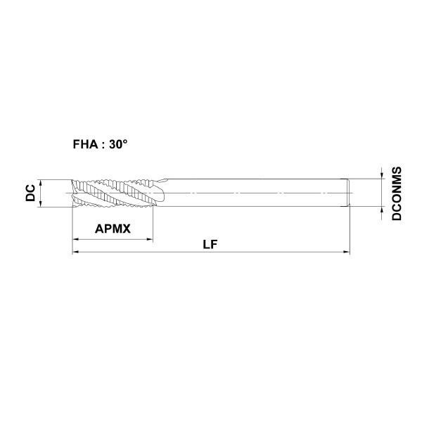 三菱マテリアル（株） 汎用エンドミル MR 汎用エンドミル MR D0800