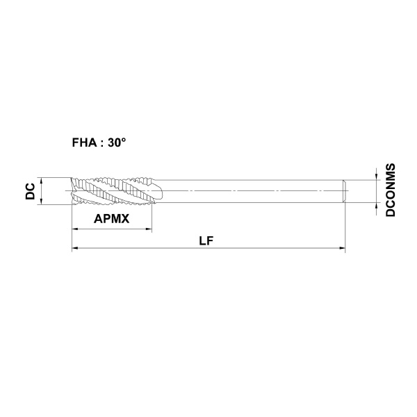 三菱マテリアル（株） 汎用エンドミル MR 汎用エンドミル MR D1800