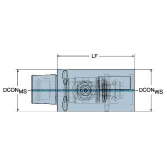 サンドビック（株） エクステンションアダプタ C5-QC エクステンションアダプタ　【Ｅ】 C5-QC-C5-100