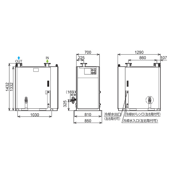 オリオン機械（株） エアードライヤー RAX エアードライヤー RAX190J-W