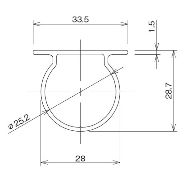 ＴＭＥＨジャパン（株） アルミフラットパイプ ACF アルミフラットパイプ ACF2812-4