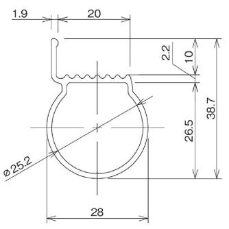 ＴＭＥＨジャパン（株） アルミLスライドパイプ ALS アルミＬスライドパイプ ALS2812-4