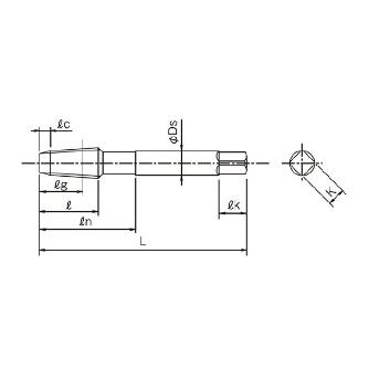 オーエスジー（株） A/管用テーパスパイラルタップ 長ねじ形 A-TPT Ａ／管用テーパタップ A-TPT 2.5P 2 PT1/16-28