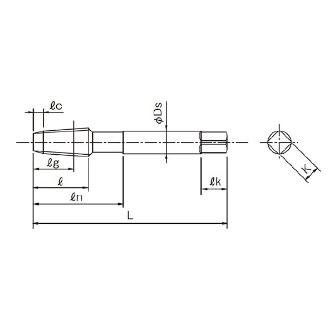 オーエスジー（株） A/管用テーパスパイラルタップ 短ねじ形 A-S-TPT Ａ／管用テーパタップ A-S-TPT 2.5P 2 PT1/16-28