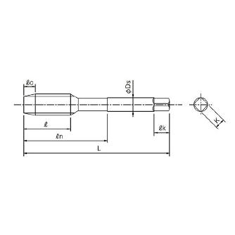 オーエスジー（株） A/スパイラルタップ インサートねじ用 A-SFT HL Ａ／スパイラルタップ A-SFT HL 2.5P OH1 M2X0.4