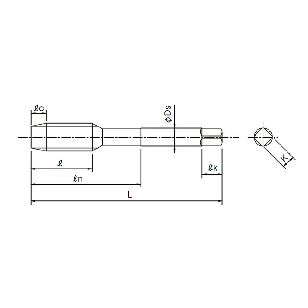 オーエスジー（株） A/スパイラルタップ インサートねじ用 A-SFT HL Ａ／スパイラルタップ A-SFT HL 2.5P OH1 M2X0.4