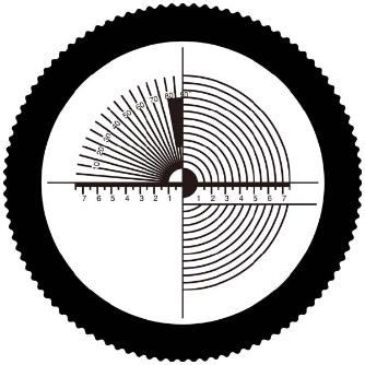 中央精機（株） 目盛板 TS 目盛板 TS-P-(1)