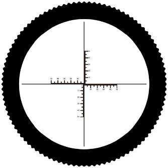 中央精機（株） 目盛板 TS 目盛板 TS-P-(5)