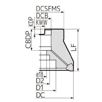 住友電気工業（株） SEC－スミデュアルミル カッタ DFCF-R ＳＥＣ－スミデュアルミル　カッタ DFCF09100R
