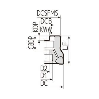 住友電気工業（株） SEC－スミデュアルミル カッタ DFCF-R ＳＥＣ－スミデュアルミル　カッタ DFCF09125R