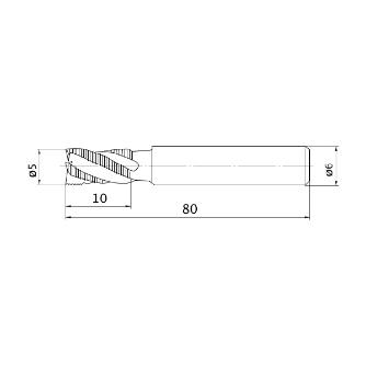 三菱マテリアル（株） バイオレットエンドミル VASFPR バイオレットエンドミル VASFPR D0500