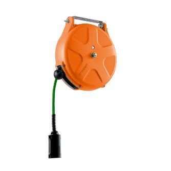 （株）三協リール 導電エアホースリール SHS 導電エアホースリール SHS-210EA-OR