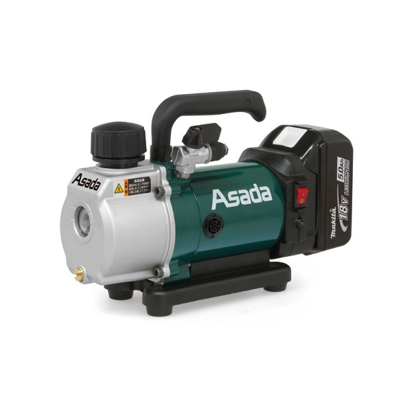 アサダ（株） 充電式真空ポンプ VP 充電式真空ポンプ VP150 ｼﾝｸｳﾎﾟﾝﾌﾟ1.5CFM-BN