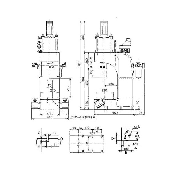 シージーケー（株） エアープレス CHP エアープレス CHP-1000DA