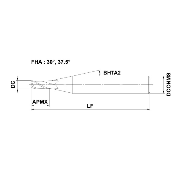 三菱マテリアル（株） 超硬エンドミル C2MA 超硬エンドミル C2MA D0150