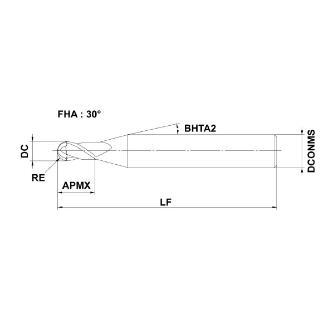 三菱マテリアル（株） CRNエンドミル CRN2MB ＣＲＮエンドミル CRN2MB R0200S06