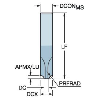 サンドビック（株） コロミルプルーラ1 1U000 コロミルプルーラ１　【Ｅ】 1U000-0160-158-XA 1620