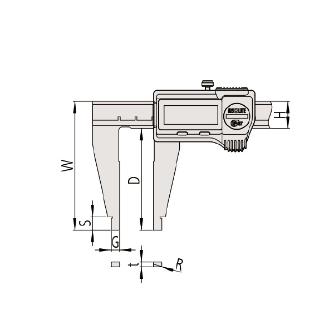 （株）ミツトヨ ノギス CDC ノギス CDC-P20 550-301-20