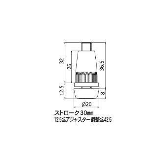 スペーシア（株） アジャスターボルトセットA VJB-420 アジャスターボルトセットＡ VJB-420