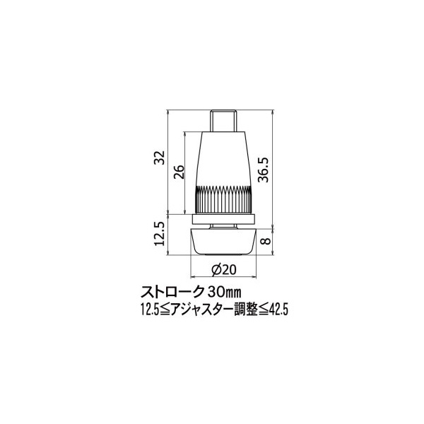 スペーシア（株） アジャスターボルトセットA VJB-420 アジャスターボルトセットＡ VJB-420