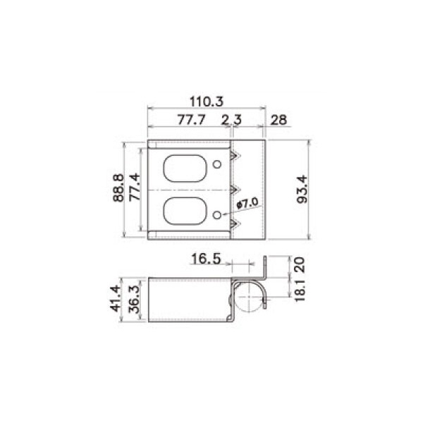 スペーシア（株） スパホイール幅広専用受金具 JB スパホイール幅広専用受金具 JB-502BW